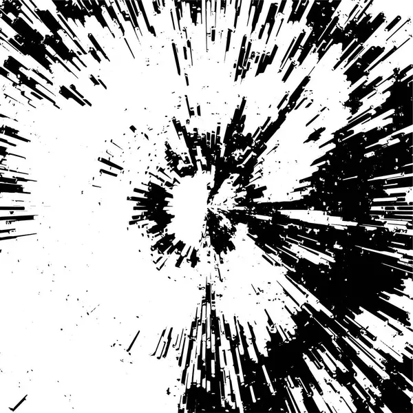 Verschlechterte Schwarz Weiße Grunge Hintergrund Vektorillustration — Stockvektor