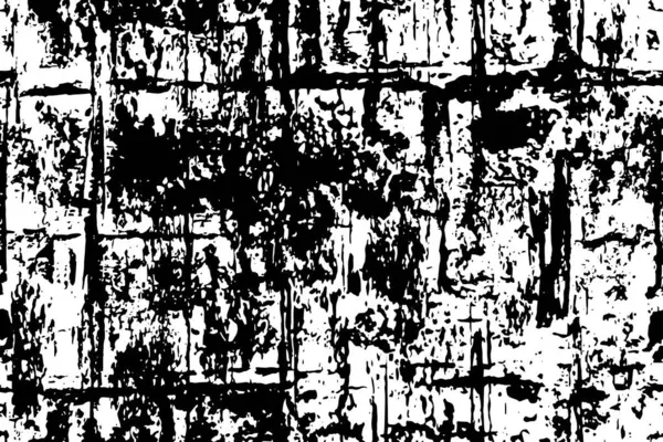 Blanco Negro Monocromo Viejo Grunge Vintage Envejecido Fondo Abstracto Textura — Archivo Imágenes Vectoriales