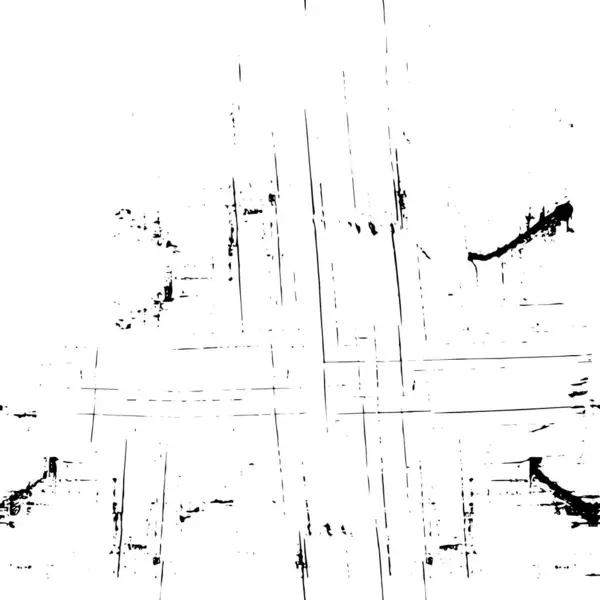 Накладываемая Текстура Потрескавшегося Бетона Черного Белого — стоковый вектор