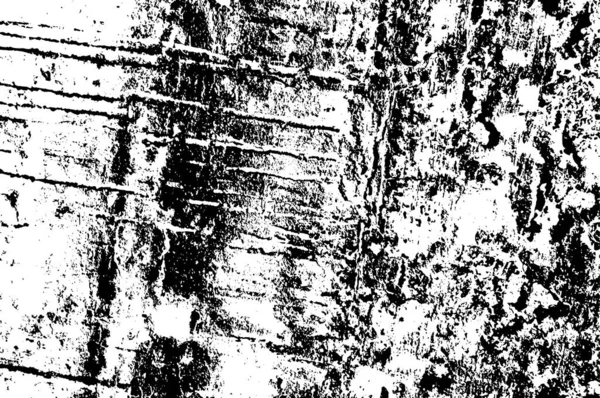 Накладываемая Текстура Потрескавшегося Бетона Черного Белого — стоковый вектор