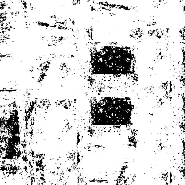 Textura Superpuesta Angustiada Hormigón Agrietado Blanco Negro — Archivo Imágenes Vectoriales