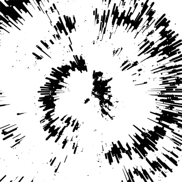 Texture Recouvrement Détresse Béton Fissuré Noir Blanc — Image vectorielle