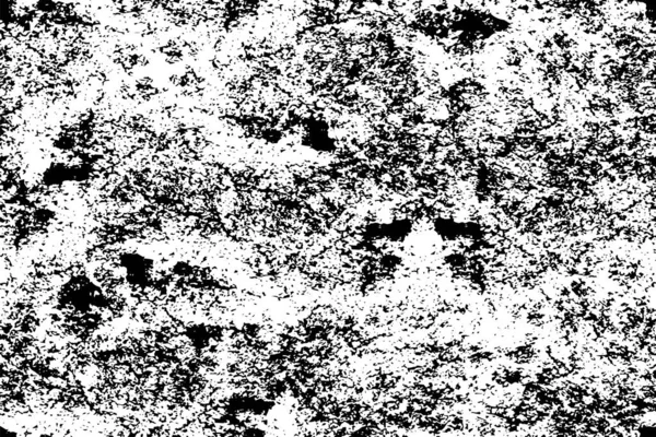 Textura Superpuesta Angustiada Hormigón Agrietado Blanco Negro — Archivo Imágenes Vectoriales