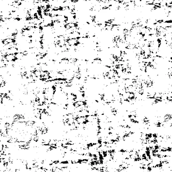 Distressed Overlay Textur Aus Rissigem Beton Schwarz Und Weiß — Stockvektor