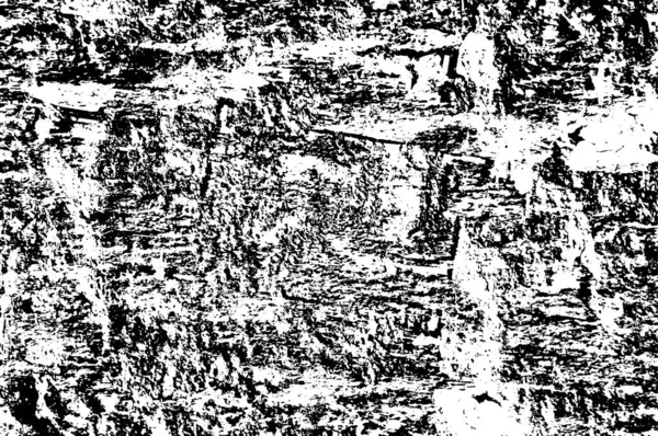 割れたコンクリート 黒と白のオーバーレイテクスチャー — ストックベクタ