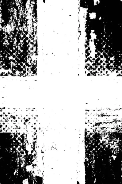 Abstrato Preto Branco Cor Grunge Texturizado Fundo — Vetor de Stock