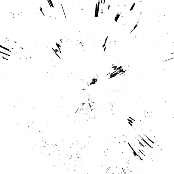 黒と白のグラウンジの背景 シャビーペイントとプラスターの亀裂の壁 ベクトルイラスト — ストックベクタ