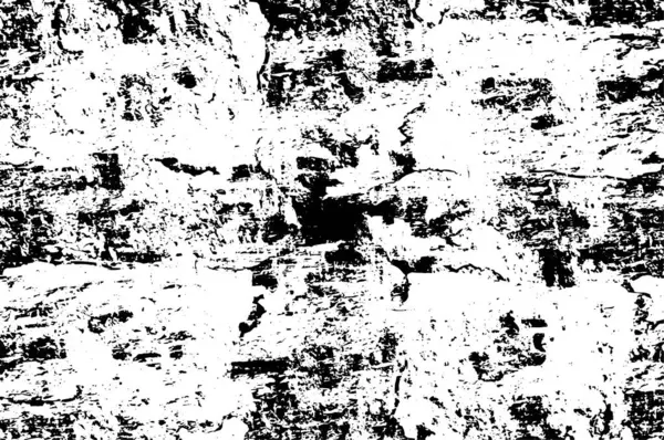 Zwart Wit Grunge Textuur Achtergrond Abstracte Vector Illustratie — Stockvector