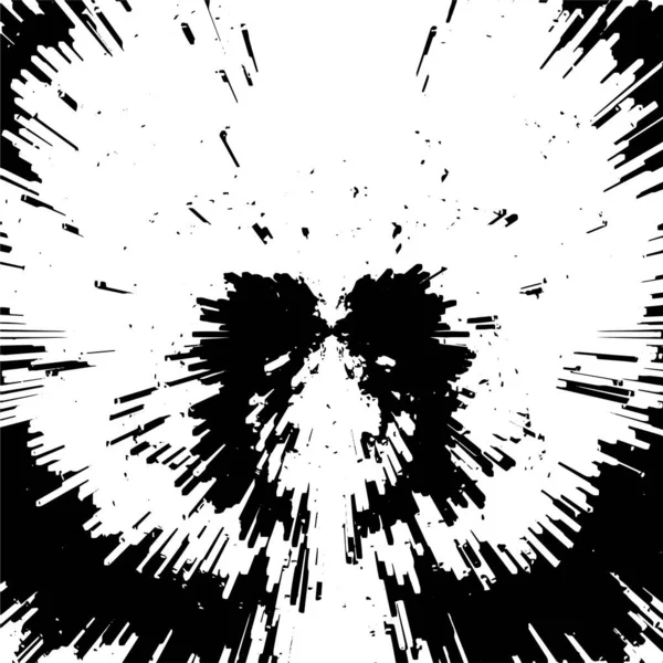 Abstracte Zwart Wit Grunge Achtergrond Vectorillustratie — Stockvector