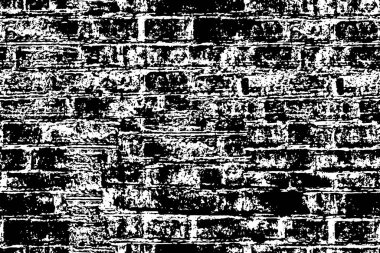 Grunge üst üste biniyor. Soyut siyah-beyaz vektör arkaplanı. Çatlak, leke ve noktalarda kirli desenli tek renkli klasik yüzey. Karanlık korku tarzında eski bir duvar.