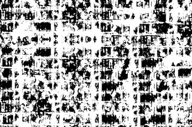 Siyah beyaz grunge deseni. Toz dokusu arkaplanı