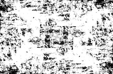 Siyah ve beyaz vuruşlu soyut desen