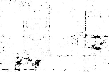 Boya lekelerinden yapılmış siyah ve beyaz tasarım.