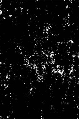 Boya lekelerinden yapılmış siyah ve beyaz tasarım.