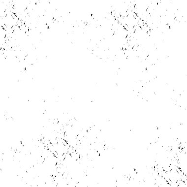 Sıçramalarla yapılmış desenli siyah beyaz tasarım.