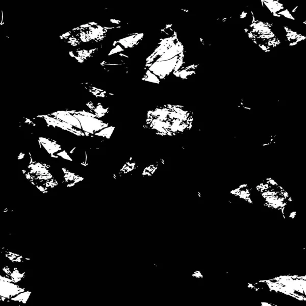 Risse Der Schwarzen Und Weißen Tapete Abstrakter Hintergrund Mit Kratzern — Stockvektor