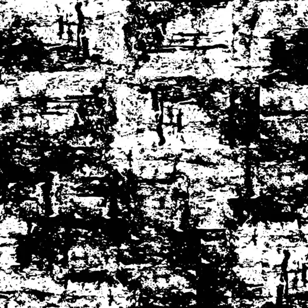 黑白分明的模版背景上的抽象抓痕 — 图库矢量图片