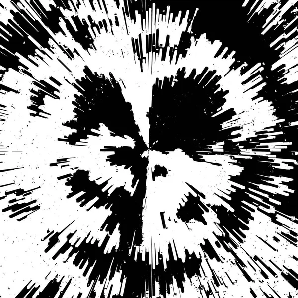 Fond Écran Noir Blanc Fissuré Fond Abstrait Avec Des Rayures — Image vectorielle