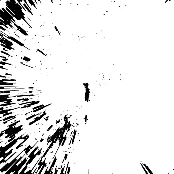 Grunge Černobílé Pozadí Povrch Prasklinami Kopírovat Mezeru Tapetě — Stockový vektor