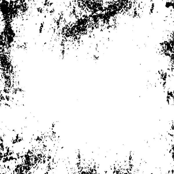 抽象的黑白背景 有裂缝的老式表面 复制太空壁纸 — 图库矢量图片