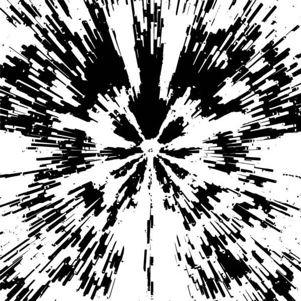 Gebarsten Zwart Wit Behang Abstracte Achtergrond Met Krassen — Stockvector