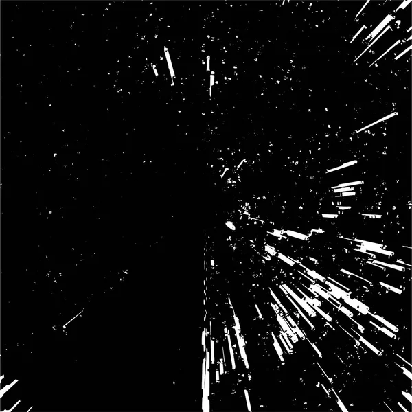 Abstract Zwart Witte Grunge Textuur — Stockvector
