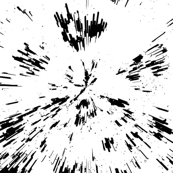 Tekstur Grunge Hitam Putih Abstrak - Stok Vektor