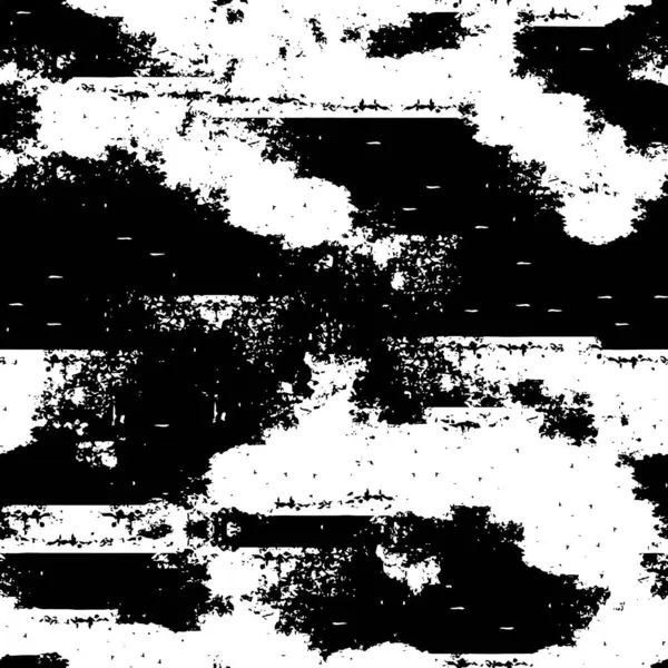 Astratto Nero Bianco Grunge Texture — Vettoriale Stock