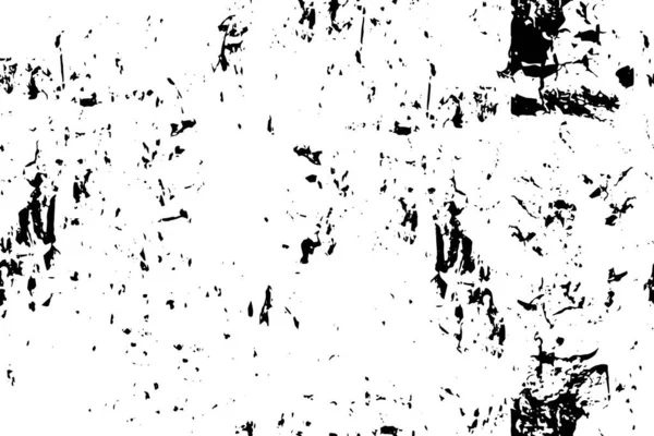 Texturierte Schwarz Weiß Grafik Mit Flecken — Stockvektor
