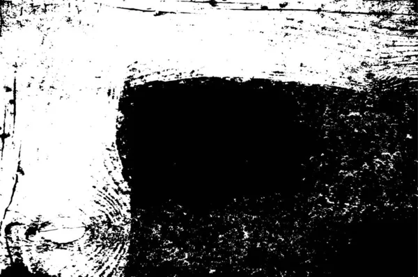 Distressed Grunge Noir Blanc Design Fait Peinture — Image vectorielle