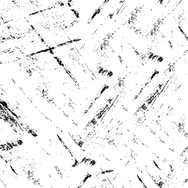 Distressed Grunge Noir Blanc Design Fait Peinture — Image vectorielle