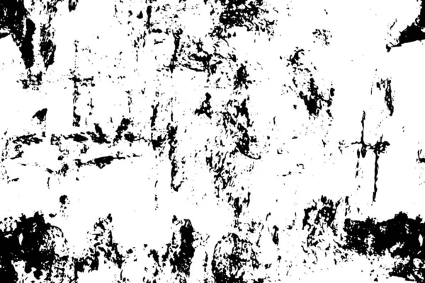 Abstraktní Škrábance Pozadí Černobílý Vzor — Stockový vektor
