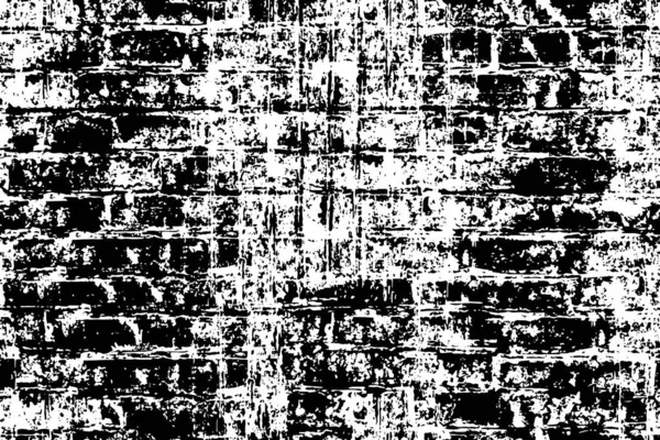 Abstrakte Kratzer Auf Dem Hintergrund Schwarz Weißes Muster — Stockvektor