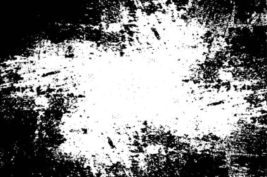 Siyah ve beyaz dokular. Acil durum vektörü arka planı. Toz ve tozla kaplanmış soyut doku.