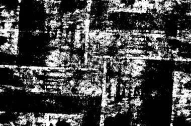 Siyah ve beyaz dokular. grunge soyut arkaplan. Tehlike dokusu ve yüzey tasarımı. Kirli kaba doku. Çizilmiş ve grunge olan nesneler için sıkıntı illüstrasyonu