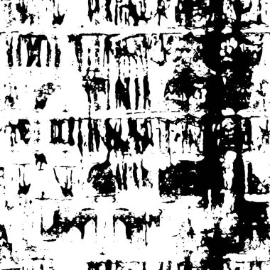 Grunge Vektör Doku Arkaplanı. Gürültüyle Kolayca Üzüntü Yaratmak, Tırmalamak, Bağbozumu Efekti