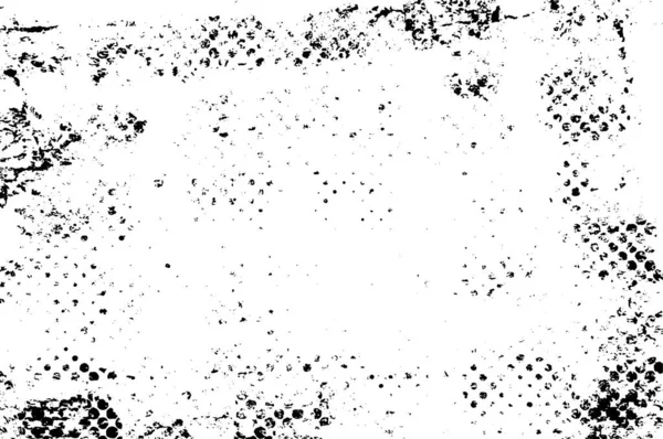 Черно Белая Монохромная Текстура Гранж Винтажный Выветриваемый Фон Абстрактная Антикварная — стоковый вектор