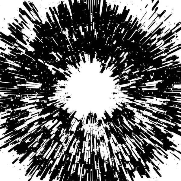ほこり ライン 傷およびラインが付いている黒および白い質の苦しめられた背景 抽象ベクトルイラスト — ストックベクタ