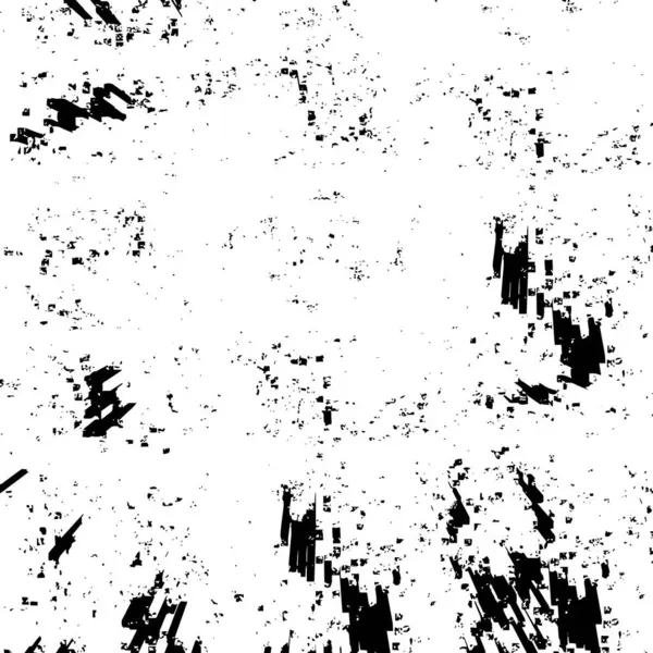 磨擦纹理 苦恼的黑白色粗糙的痕迹 肮脏的噪音纹理 粗糙的图片抽象表面 矢量图解 — 图库矢量图片