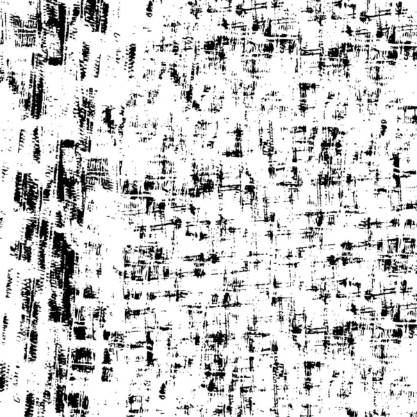 Zwart Wit Grunge Textuur Overlay — Stockvector