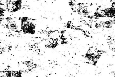Grunge Siyah ve Beyaz Şehir Vektör Doku Şablonu. Noktalanmış, çizilmiş, Gürültü ve tahılla klasik efekt oluşturulması kolay. Karanlık Toz Örtüsü Tehlike Arkaplanı. Yaşlanma Tasarımı Elementi
