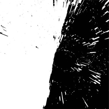 Grunge Siyah ve Beyaz Şehir Vektör Doku Şablonu. Noktalanmış, çizilmiş, Gürültü ve tahılla klasik efekt oluşturulması kolay. Karanlık Toz Örtüsü Tehlike Arkaplanı. Yaşlanma Tasarımı Elementi