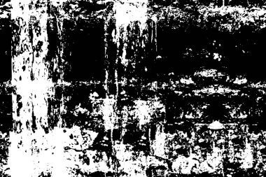 Grunge Siyah ve Beyaz Şehir Vektör Doku Şablonu. Noktalanmış, çizilmiş, Gürültü ve tahılla klasik efekt oluşturulması kolay. Karanlık Toz Örtüsü Tehlike Arkaplanı. Yaşlanma Tasarımı Elementi