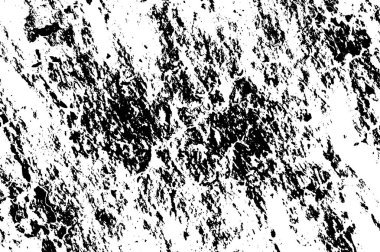 Grunge Siyah ve Beyaz Şehir Vektör Doku Şablonu. Noktalanmış, çizilmiş, Gürültü ve tahılla klasik efekt oluşturulması kolay. Karanlık Toz Örtüsü Tehlike Arkaplanı. Yaşlanma Tasarımı Elementi