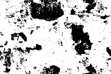 Grunge Siyah ve Beyaz Şehir Vektör Doku Şablonu. Noktalanmış, çizilmiş, Gürültü ve tahılla klasik efekt oluşturulması kolay. Karanlık Toz Örtüsü Tehlike Arkaplanı. Yaşlanma Tasarımı Elementi