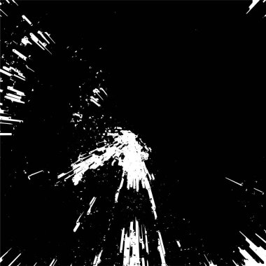 Grunge Siyah ve Beyaz Şehir Vektör Doku Şablonu. Noktalanmış, çizilmiş, Gürültü ve tahılla klasik efekt oluşturulması kolay. Karanlık Toz Örtüsü Tehlike Arkaplanı. Yaşlanma Tasarımı Elementi