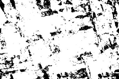 Grunge Siyah ve Beyaz Şehir Vektör Doku Şablonu. Noktalanmış, çizilmiş, Gürültü ve tahılla klasik efekt oluşturulması kolay. Karanlık Toz Örtüsü Tehlike Arkaplanı. Yaşlanma Tasarımı Elementi