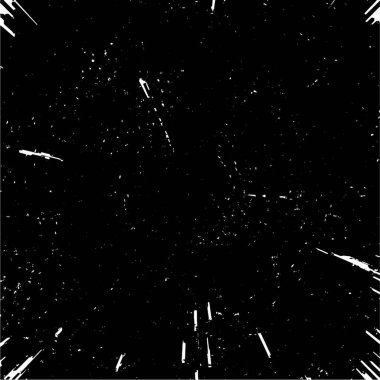 Grunge Siyah ve Beyaz Şehir Vektör Doku Şablonu. Noktalanmış, çizilmiş, Gürültü ve tahılla klasik efekt oluşturulması kolay. Karanlık Toz Örtüsü Tehlike Arkaplanı. Yaşlanma Tasarımı Elementi