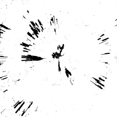 Grunge Siyah ve Beyaz Şehir Vektör Doku Şablonu. Noktalanmış, çizilmiş, Gürültü ve tahılla klasik efekt oluşturulması kolay. Karanlık Toz Örtüsü Tehlike Arkaplanı. Yaşlanma Tasarımı Elementi