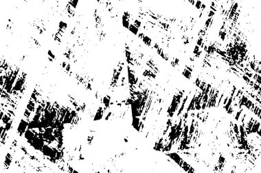 Grunge Siyah ve Beyaz Şehir Vektör Doku Şablonu. Noktalanmış, çizilmiş, Gürültü ve tahılla klasik efekt oluşturulması kolay. Karanlık Toz Örtüsü Tehlike Arkaplanı. Yaşlanma Tasarımı Elementi